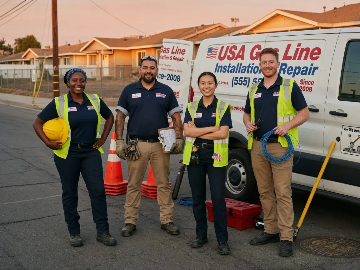 Gas Line Installation company in Winfall, NC